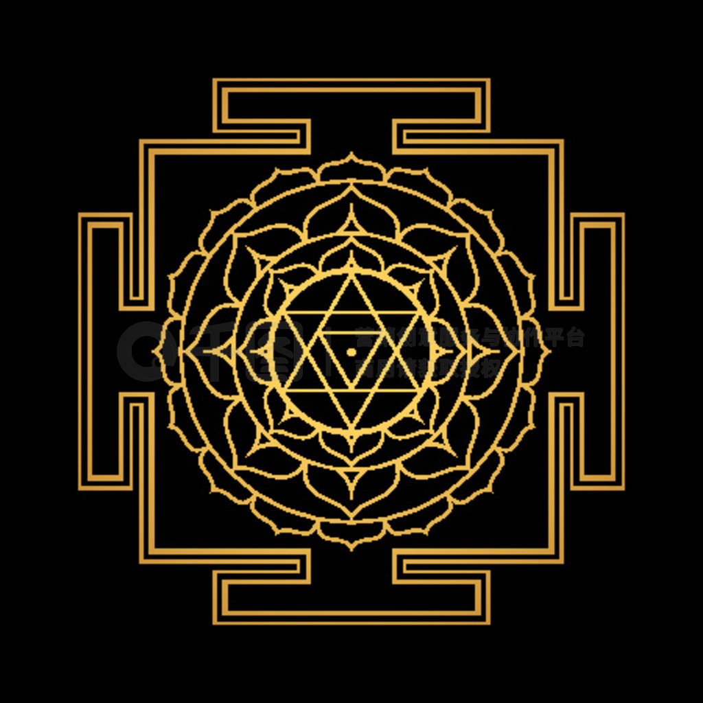 ʸĽɫ Bagalamukhi  Yantra Dasa Mahavidya ʥʥݱ޲ͼ bhupura ĺɫӡȽ yantra ʥ 