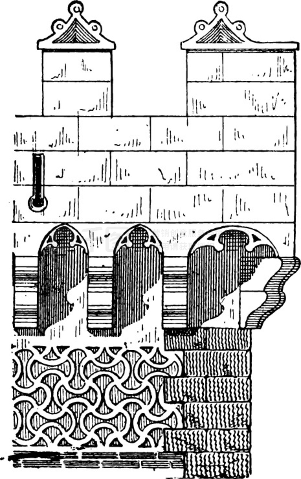 Machicolation άǵϣŵ̲ͼʺʵ - Larive  Fleury - 1895 