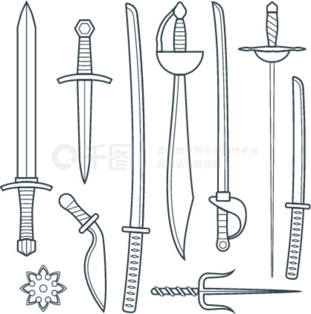 ʸɫװ뽣  glaive ذ dirk whiner saber saber  katana bokken  sai shrunken star
