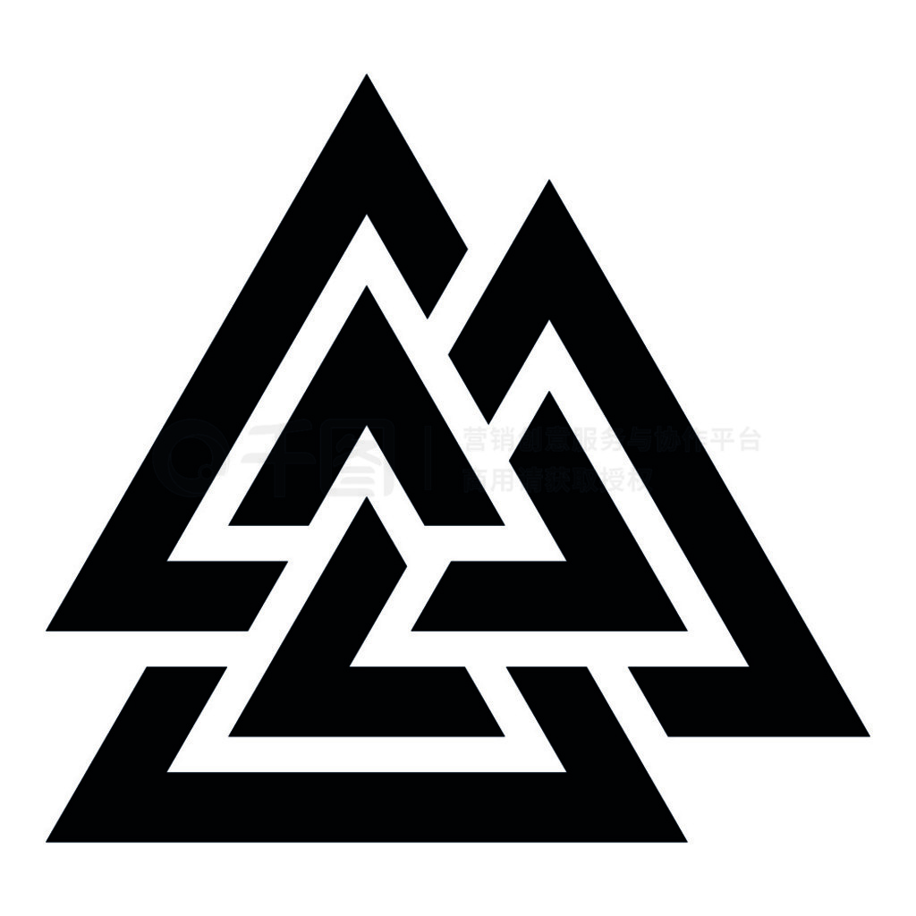 Valknut ͼɫʸͼƽʽͼ