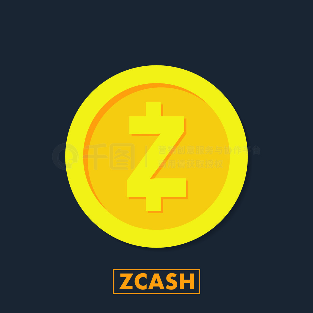 Ӧóվ Zcash (ZEC) ܻͼꡣʹӡ Zcash ձꡣʸƱͼ