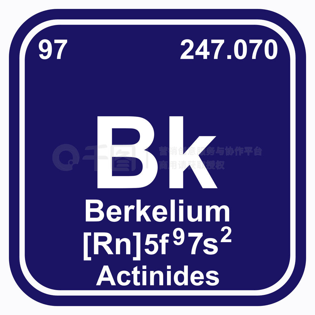 Berkelium ԪڱԪʸͼ eps 10.. Berkelium ԪڱԪʸͼ eps 10