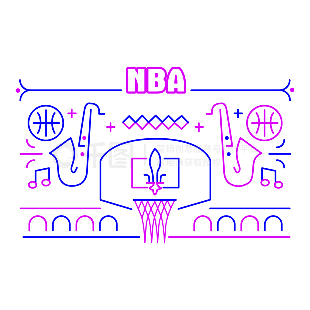 NBAɫϵͼʸ廭