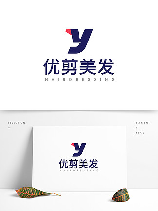 i>优/i>剪字母 i>logo/i>标识