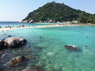 蘇梅島夏日海灘攝影圖