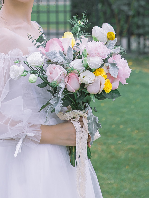 婚纱照花