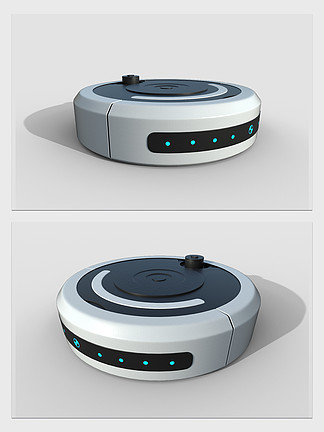 3d模型扫地机器人