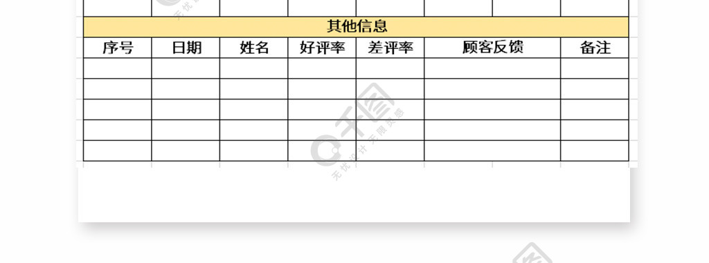 客服部工作日报表excel表格模板