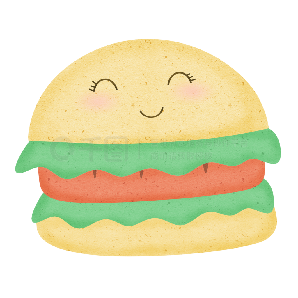 Hamburger fast food kawaii cartoon Stock Vector Image by ©jemastock ...