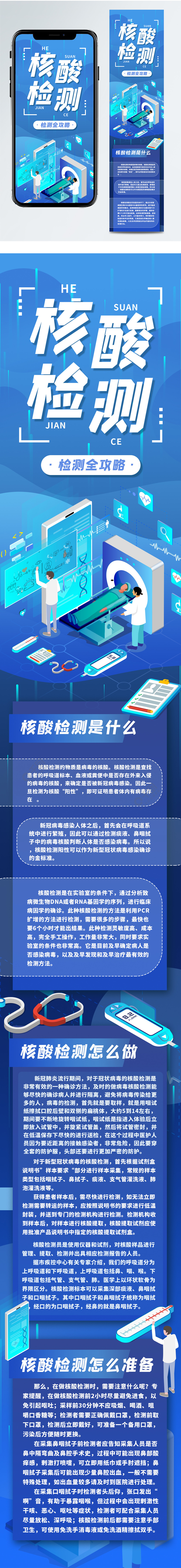 核酸检测全攻略宣传信息长图1年前发布