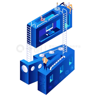 未来科技人工智能ai字体2.5d