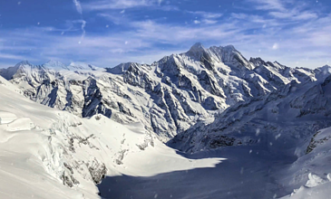 4k雪山风景视频背景素材