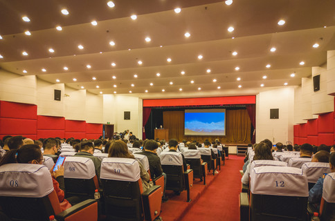 礼堂会议活动开会培训演讲素材