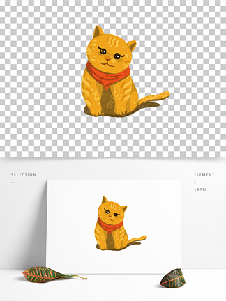 【卡通可爱小黄猫】图片免费下载_卡通可爱小黄猫素材_卡通可爱小黄猫