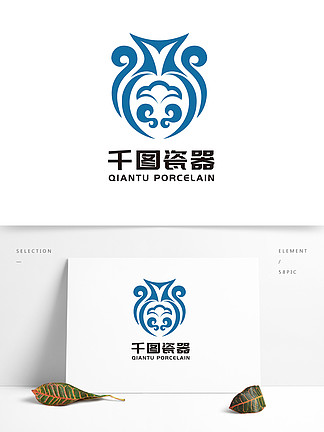 陶瓷瓷器logo标志