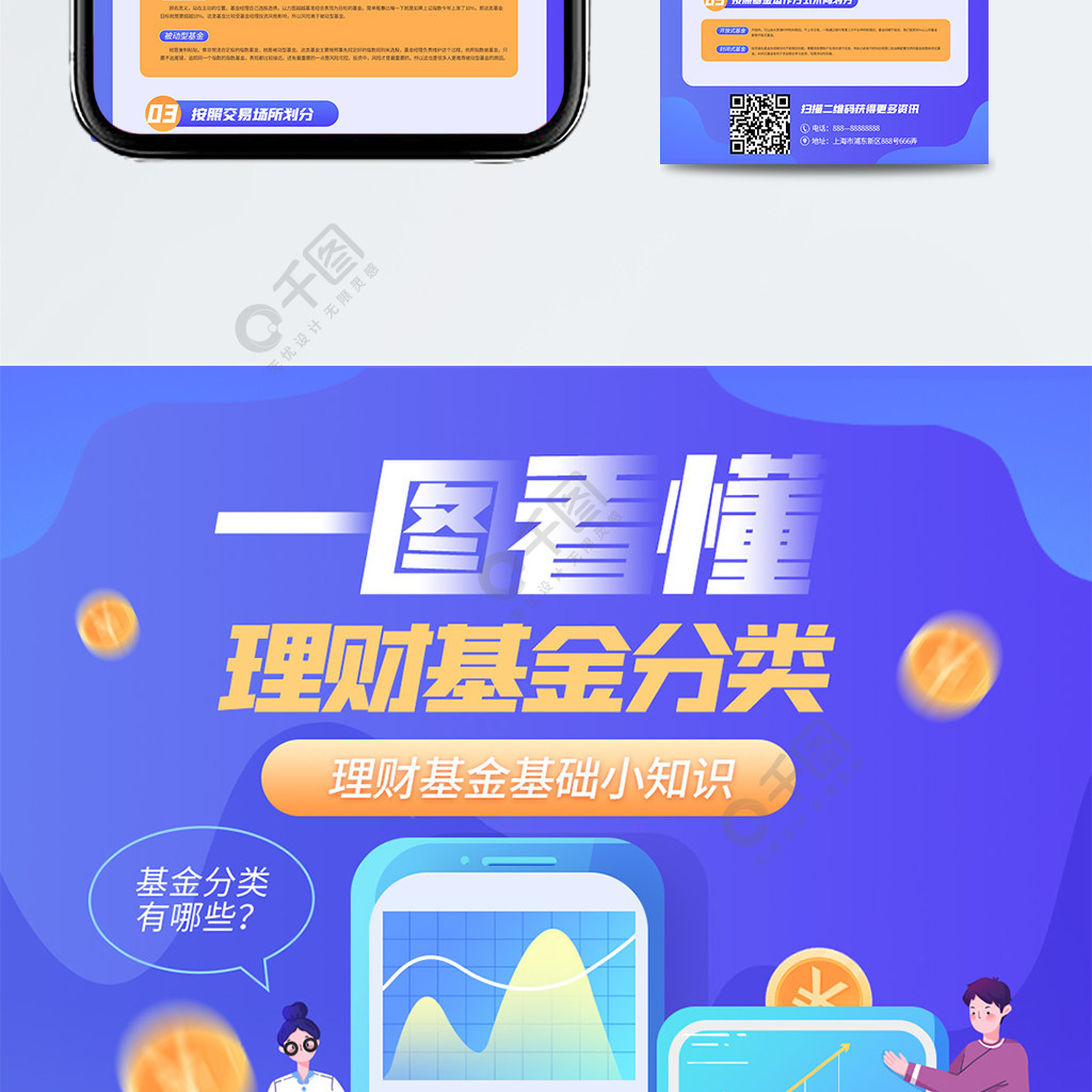 一图看懂基金分类h5长图