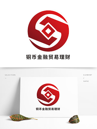 铜币钱金融贸易理 i>财/i>行业 i>logo/i>