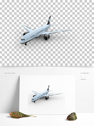 简约飞机3D模型