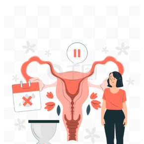 女性健康子宮體檢更年期人類生殖元素