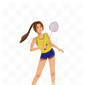 運動女孩健身青年節健康活力女生青少年體育