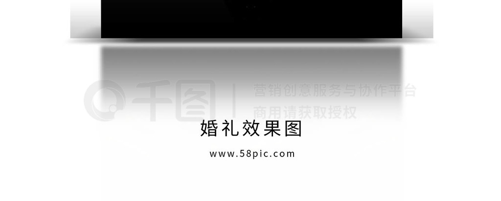 手绘婚礼泰式吊顶素材道具效果图