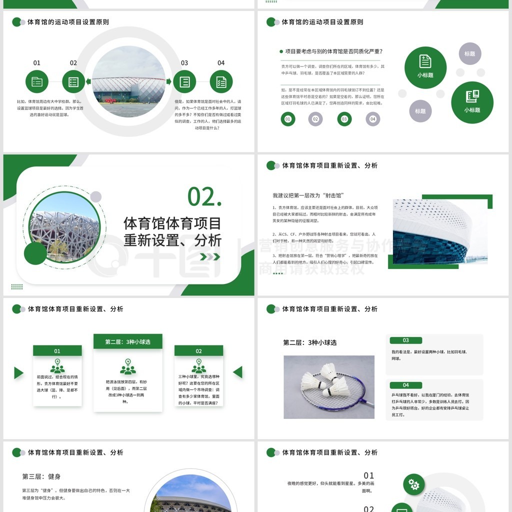 体育馆经营策划方案PPT