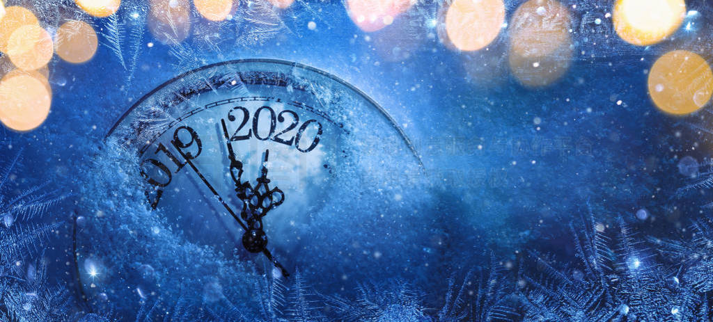 Happy New Year 2020. Winter Celebration