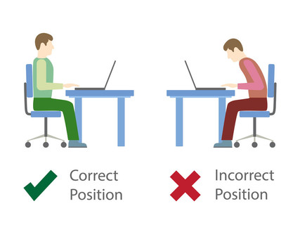 室的桌子姿势0614坐姿姿势正确脊柱姿势1144人不正确和正确的姿势