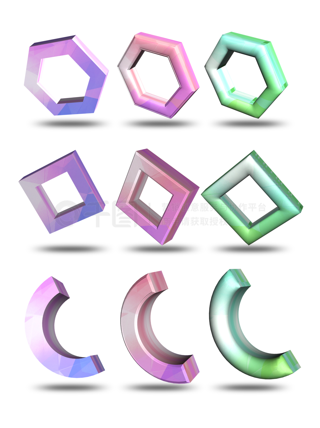 ɫΰ뻷3D״ͼ