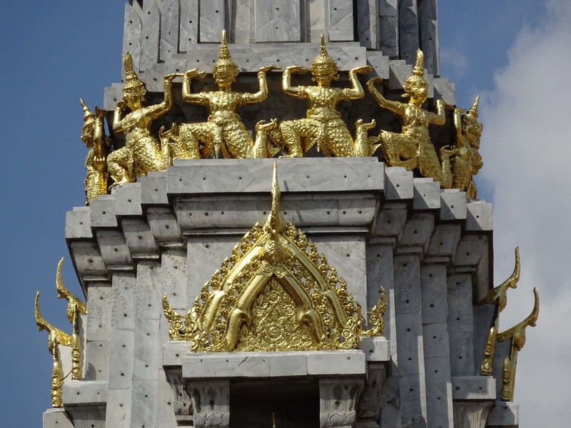 曼谷 泰国 wat pho 或 wat po i>佛/i>教寺庙建筑群在曼谷金 i>佛