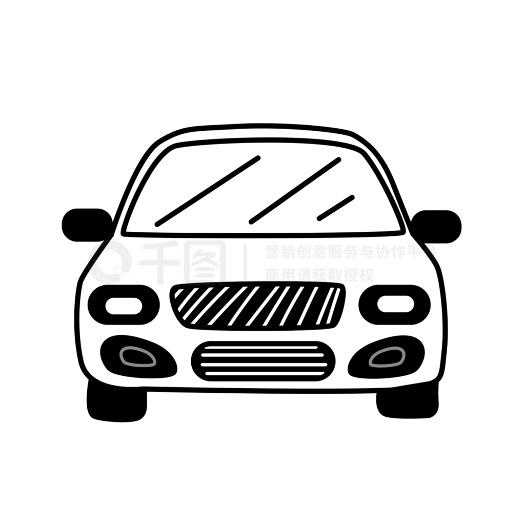 ʽͼ߸car black and white clipart