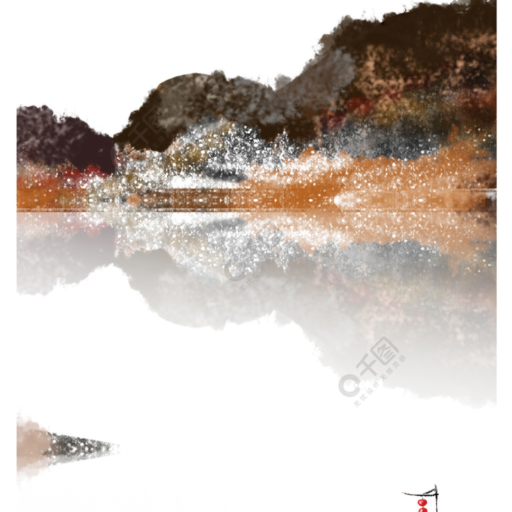 中国风山川手机壁纸免费下载_手机海报配图(650像素-千图网