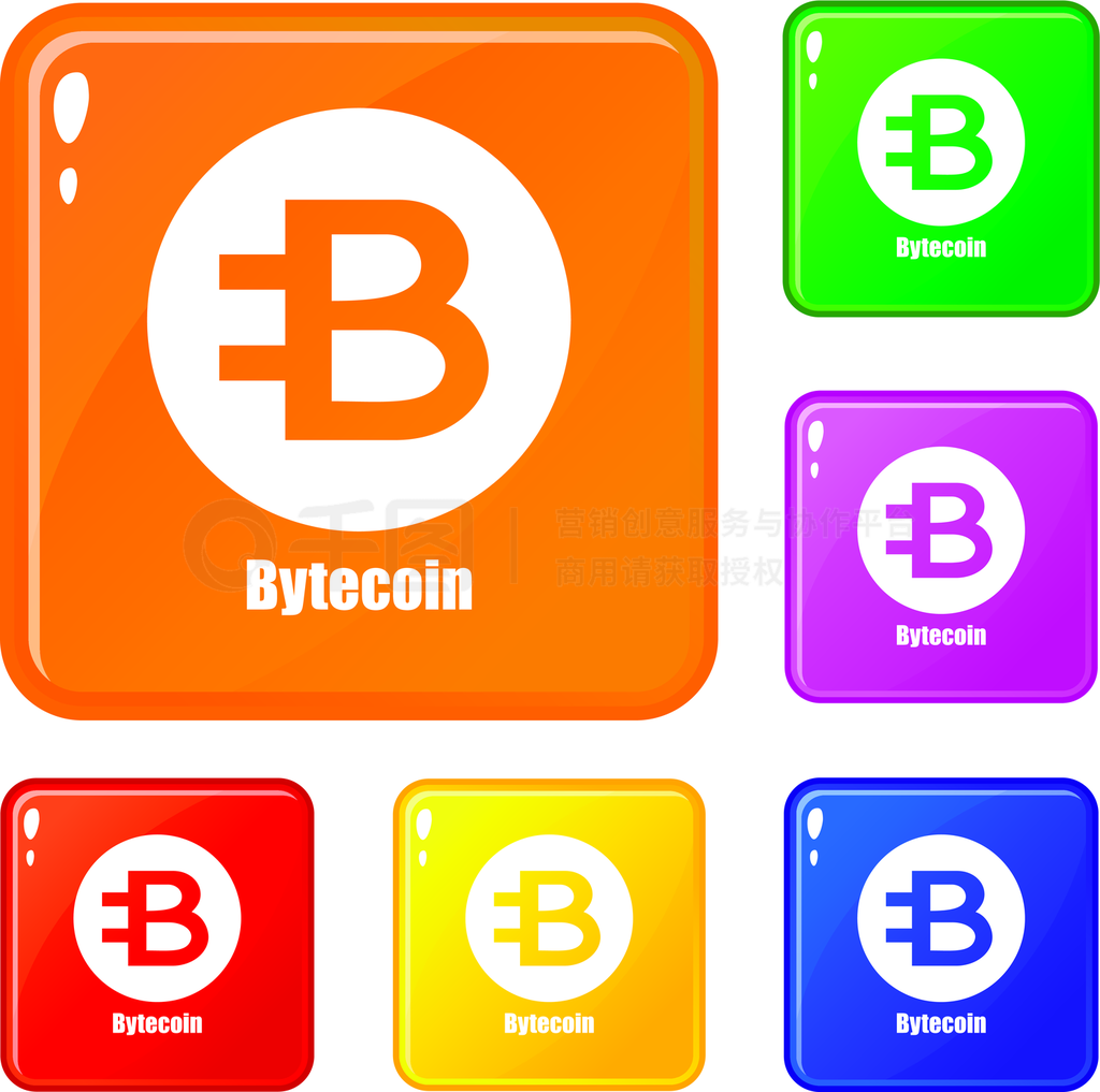 BytecoinͼڰɫϹļʸ6ɫBytecoinͼʸɫ