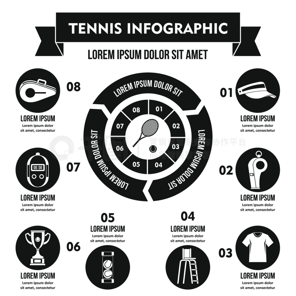 ͼinfographicȾý麣Simole֤Ϣͼ򵥵ʽ