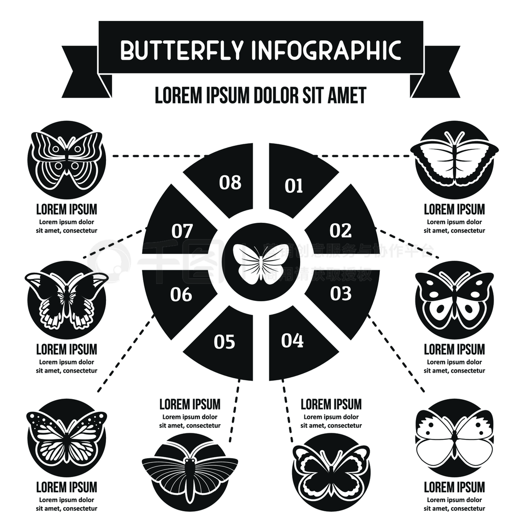 ͼinfographicȾý麣ļ򵥵֤ĺͼ򵥵ʽ