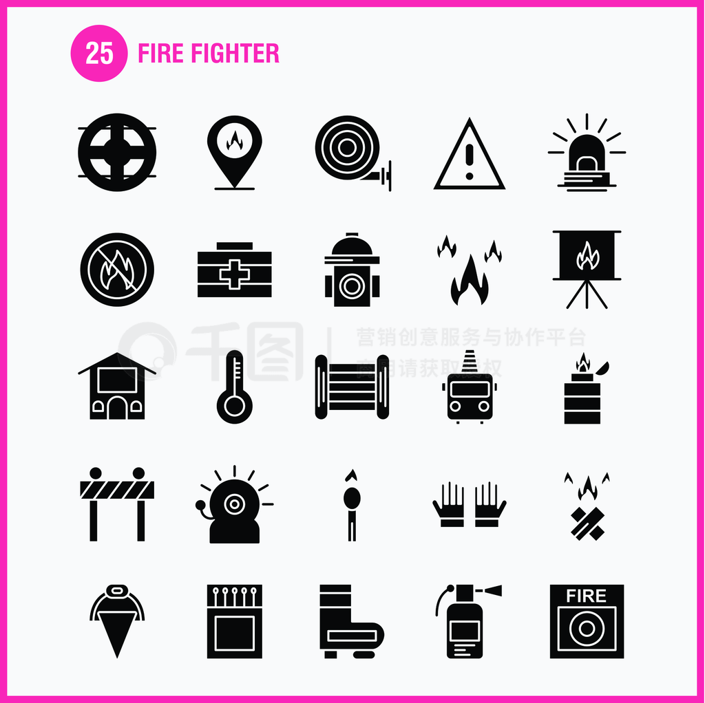 WebӡƶUX UI׼Fire Fighter Solid Glyph Icon磺ȼսԱϰľ壬սͼ-ʸ