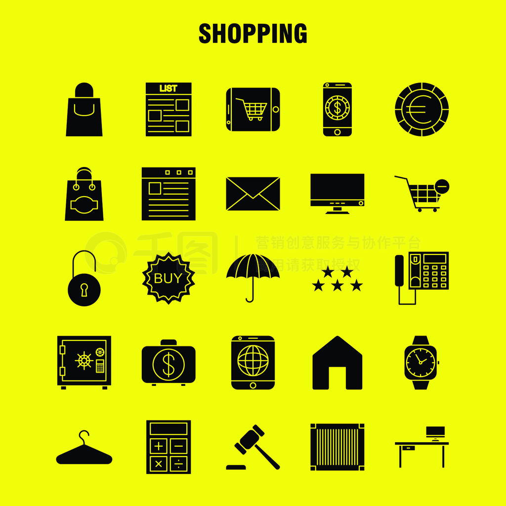 WebӡƶUX UI׼Shopping Solid Glyphͼ磺ʥڣۻᣬǣ죬δȫȫͼ-ʸ