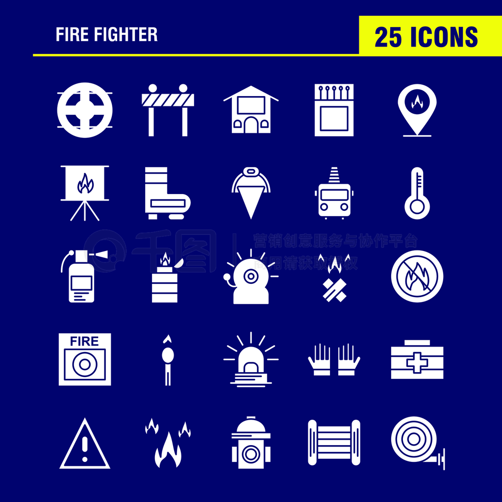 WebӡƶUX UI׼Fire Fighter Solid Glyph Icon磺ȼսԱϰľ壬սͼ-ʸ