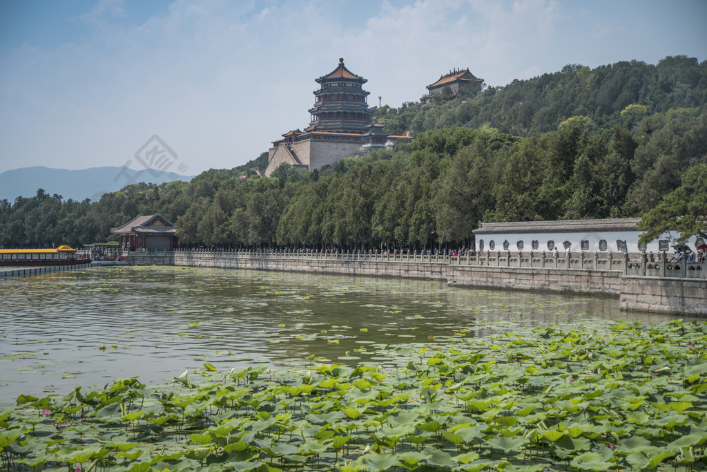 颐和园在北京的郊区中国北京郊区的颐和园