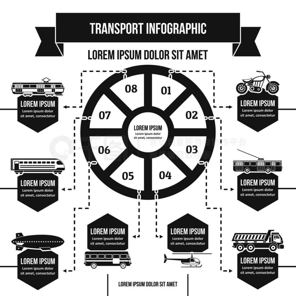 ϢͼinfographicȾý麣ļ򵥵֤Ϣͼ򵥵ʽ