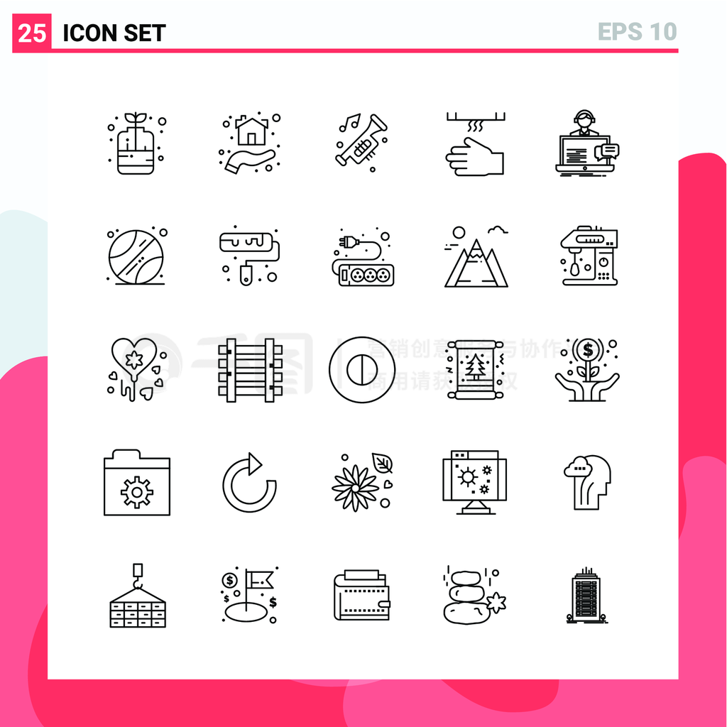 25ʸͼļWebƶִڰɫ־25 Icons ɫͼʸ