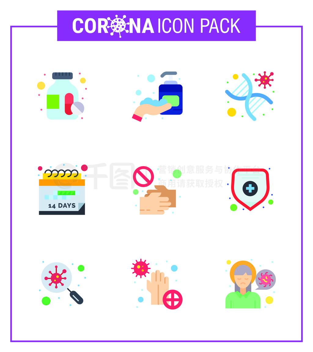 ״ʶͼ9 Flat Colour icon Corona Virus Fluصķţ֣ʱŴѧ룬ڲ״201911¼ʸԪ