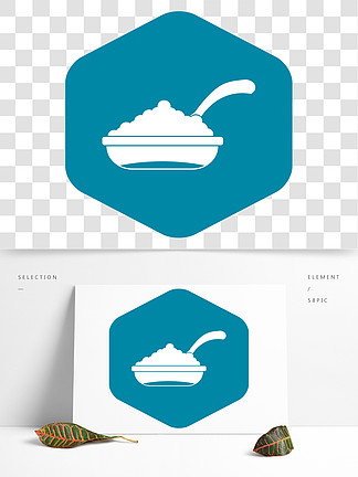 碗 i>鱼/i>子酱用勺子图标碗的简单的例证 i>鱼/i>子酱网的传染媒介