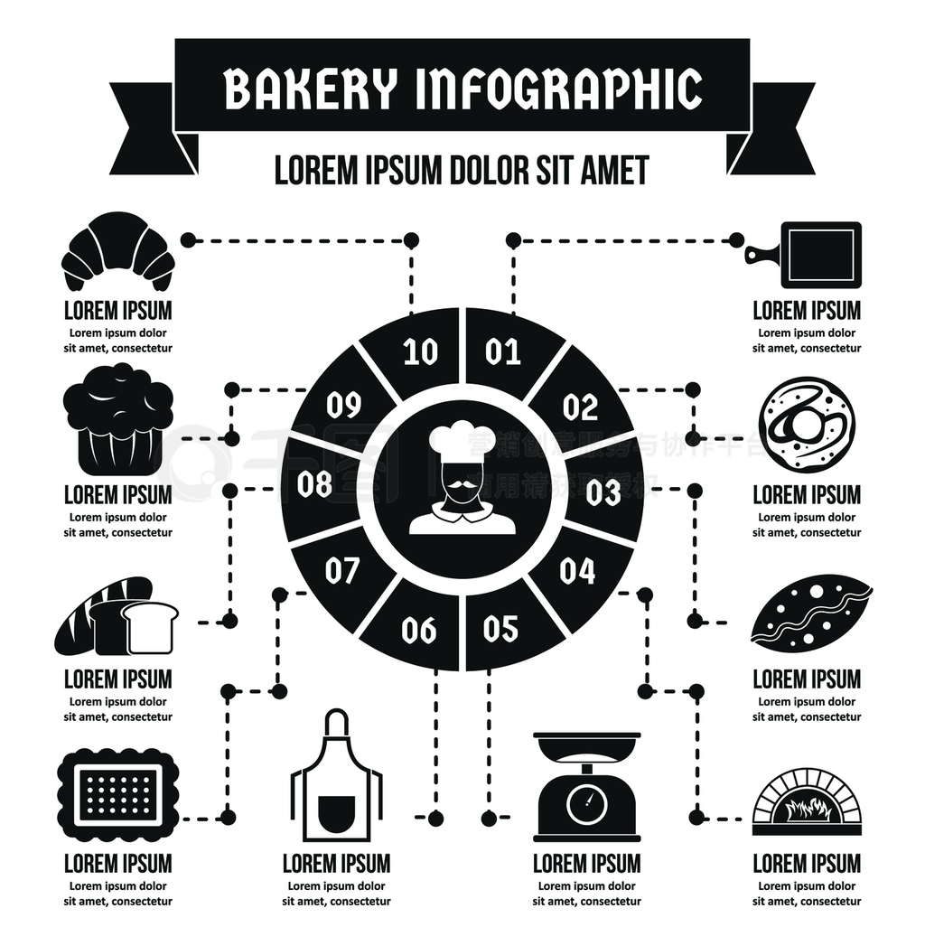 BackeryϢͼBackery infographicȾý麣ļ򵥵֤BackeryϢͼ򵥵ʽ