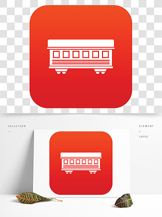 i>车/i>象数字式红色隔绝的客运火 i>车/i i>车/i>图标数字红色