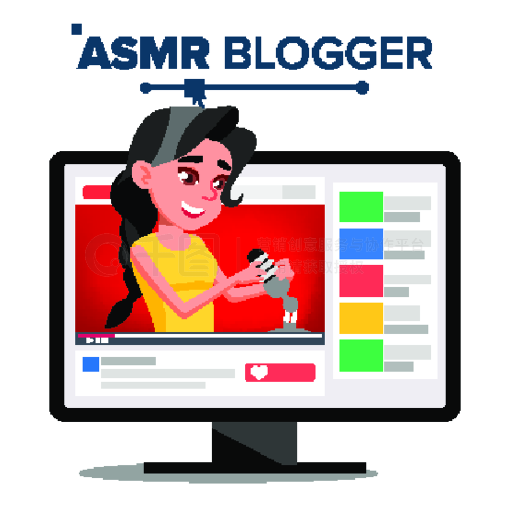 ASMR BloggerƵŮƵƵĲͼASMR BloggerƵŮ˷ЧʧߵĸеVideo Streamer BloggerĲͼ