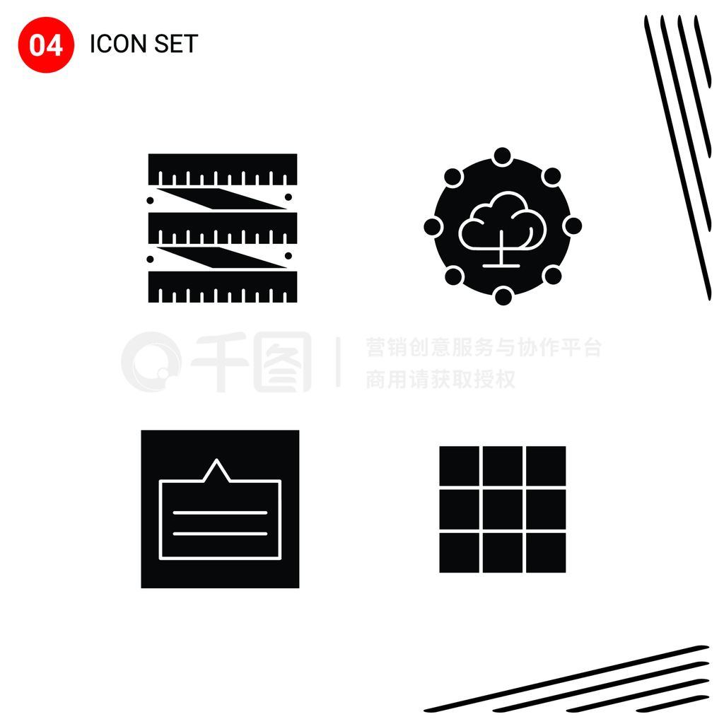 4ȾýĻ㼯ڼʵʽWebƶ豸PixleηڰɫϵĹͼ־4 Icons ĺɫͼʸ