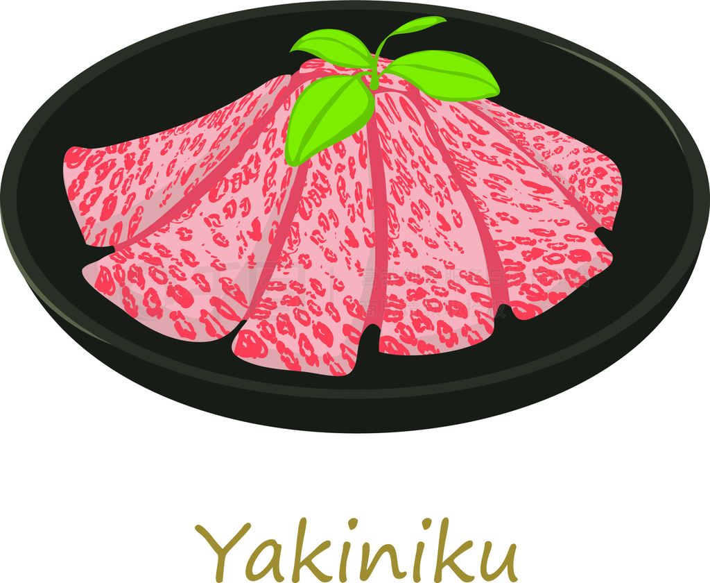 ͼ꿾ڰɫĴȾýĶƬ֤Yakinikuͼ꣬ͨ