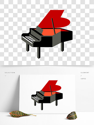 钢琴卡通图案设计素材免费下载 钢琴卡通图案设计图片 千图网平面设计