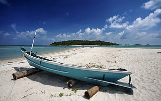 泰國,查翁海灘上的當地漁船,蘇梅島（蘇梅島）